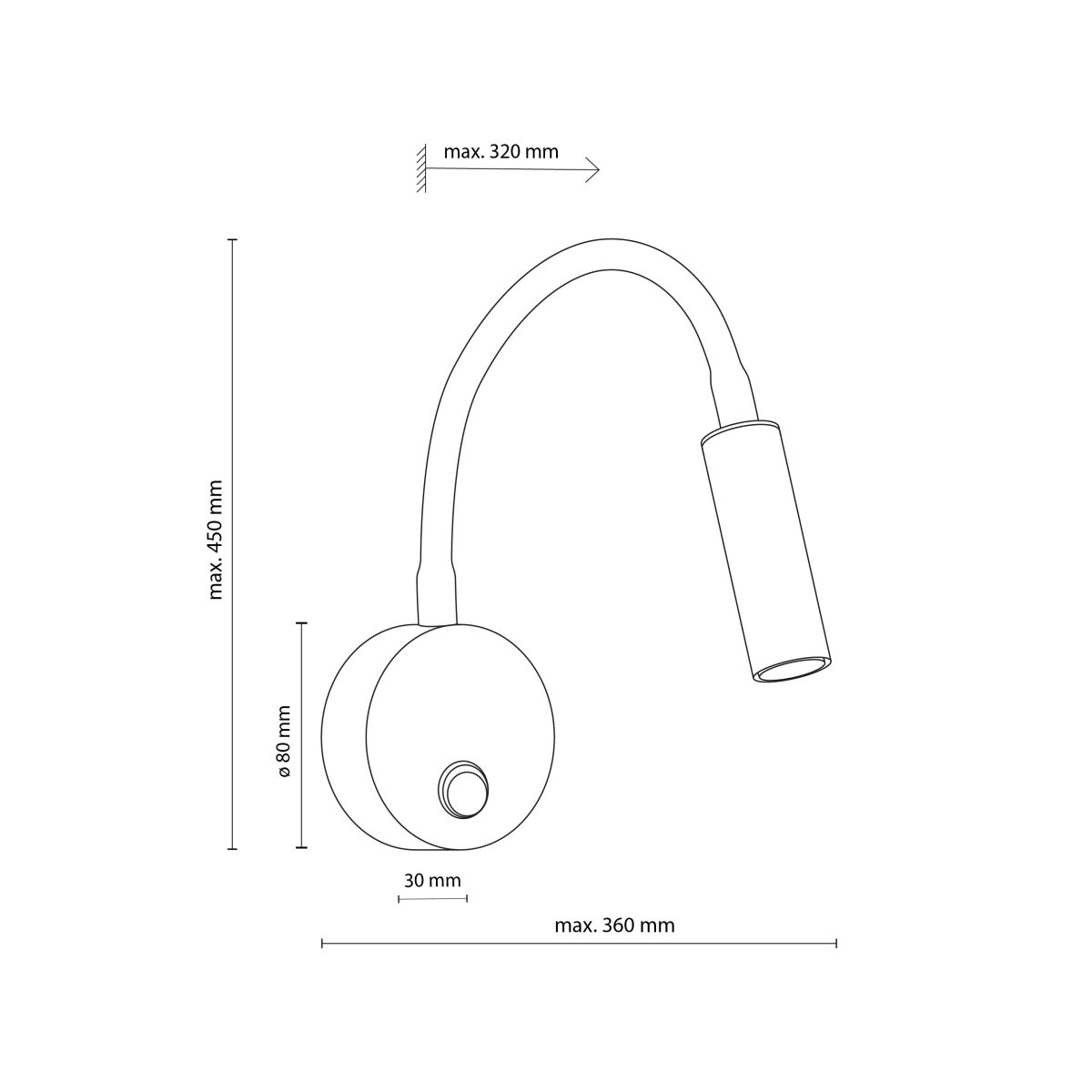 Kinkiet TK-Lighting LAGOS TKL10039  Lampa ścienna kolor - złoty - czarny styl Nowoczesny  Loftowy