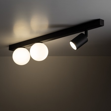 Lampa sufitowa TK-Lighting VOX TKL10001 kolor - czarny - biały styl Nowoczesny  Loftowy