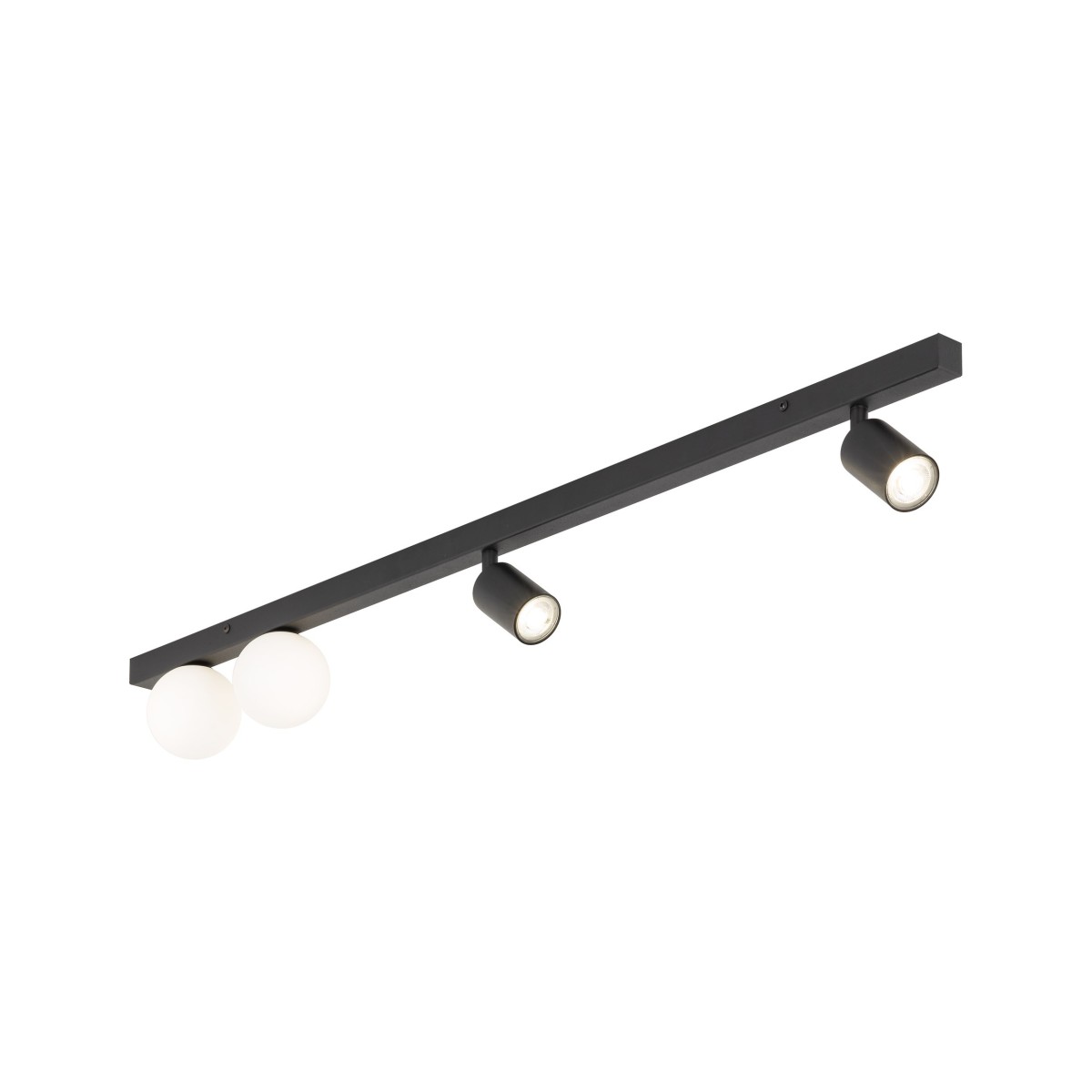 Lampa sufitowa TK-Lighting VOX TKL10002 kolor - czarny - biały styl Nowoczesny  Loftowy