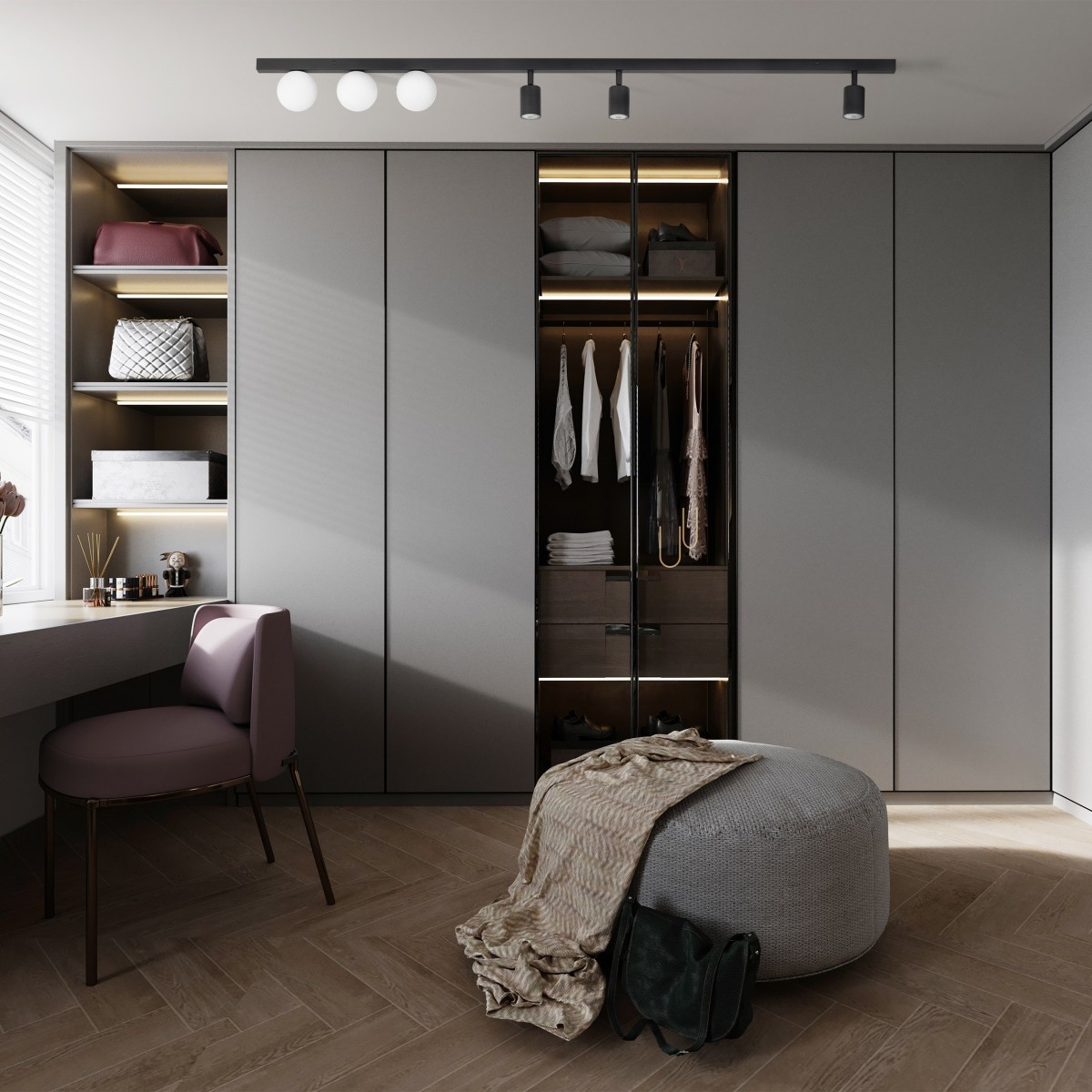 Lampa sufitowa TK-Lighting VOX TKL10003 kolor - czarny - biały styl Nowoczesny  Loftowy