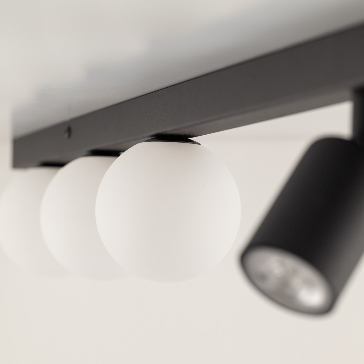 Lampa sufitowa TK-Lighting VOX TKL10003 kolor - czarny - biały styl Nowoczesny  Loftowy