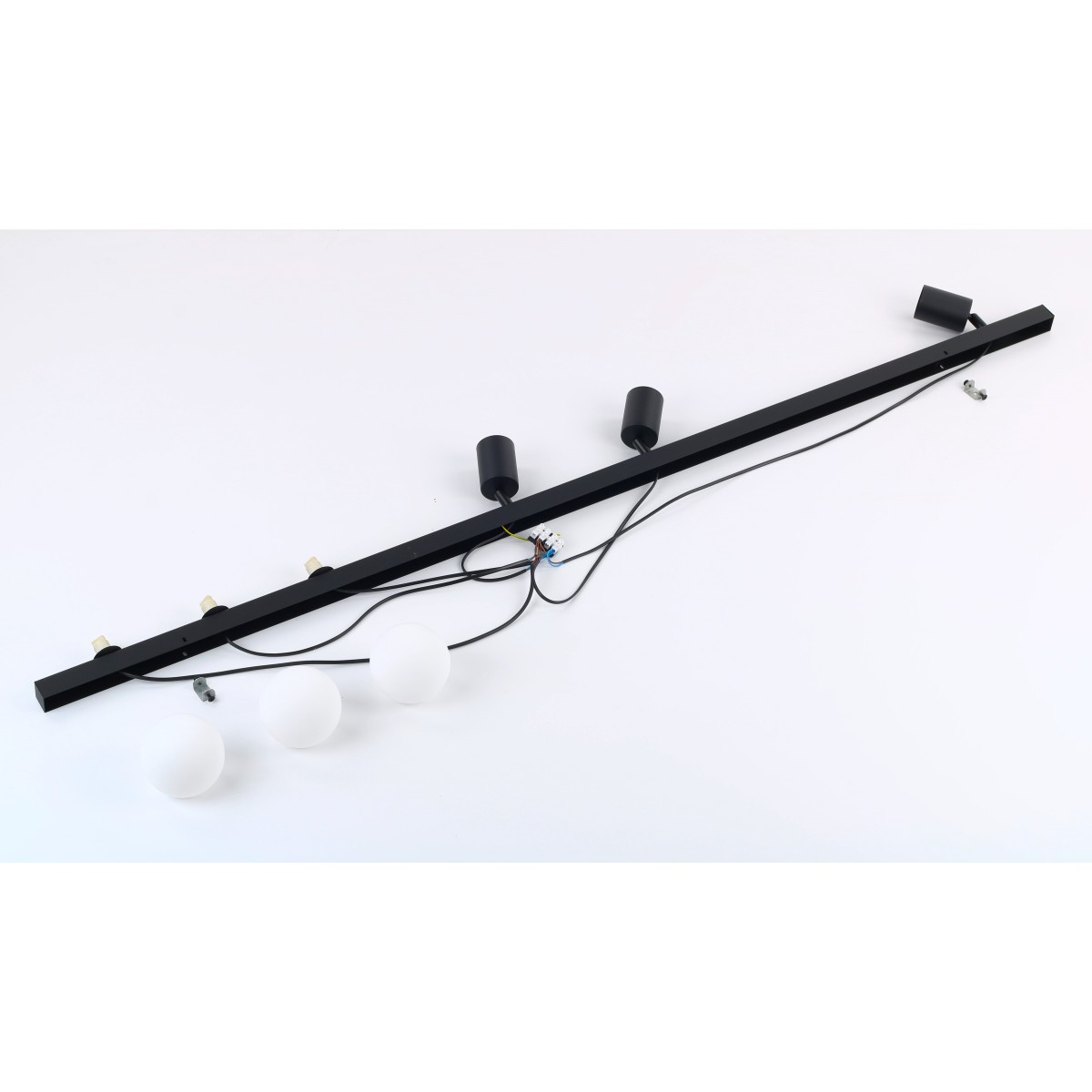 Lampa sufitowa TK-Lighting VOX TKL10003 kolor - czarny - biały styl Nowoczesny  Loftowy