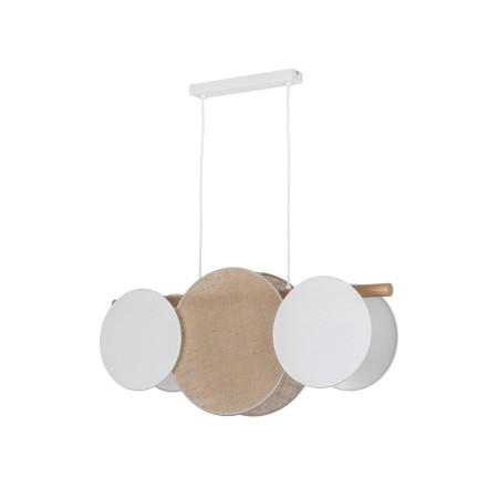 Lampa wisząca TK-Lighting PULSE TKL10005  Lampa sufitowa kolor - biały - sosna styl Nowoczesny  Boho