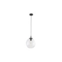 Lampa wisząca TK-Lighting SOL TKL10082  Lampa sufitowa kolor - czarny - transparentny styl Nowoczesny  Loftowy