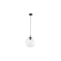 Lampa wisząca TK-Lighting SOL TKL10082  Lampa sufitowa kolor - czarny - transparentny styl Nowoczesny  Loftowy