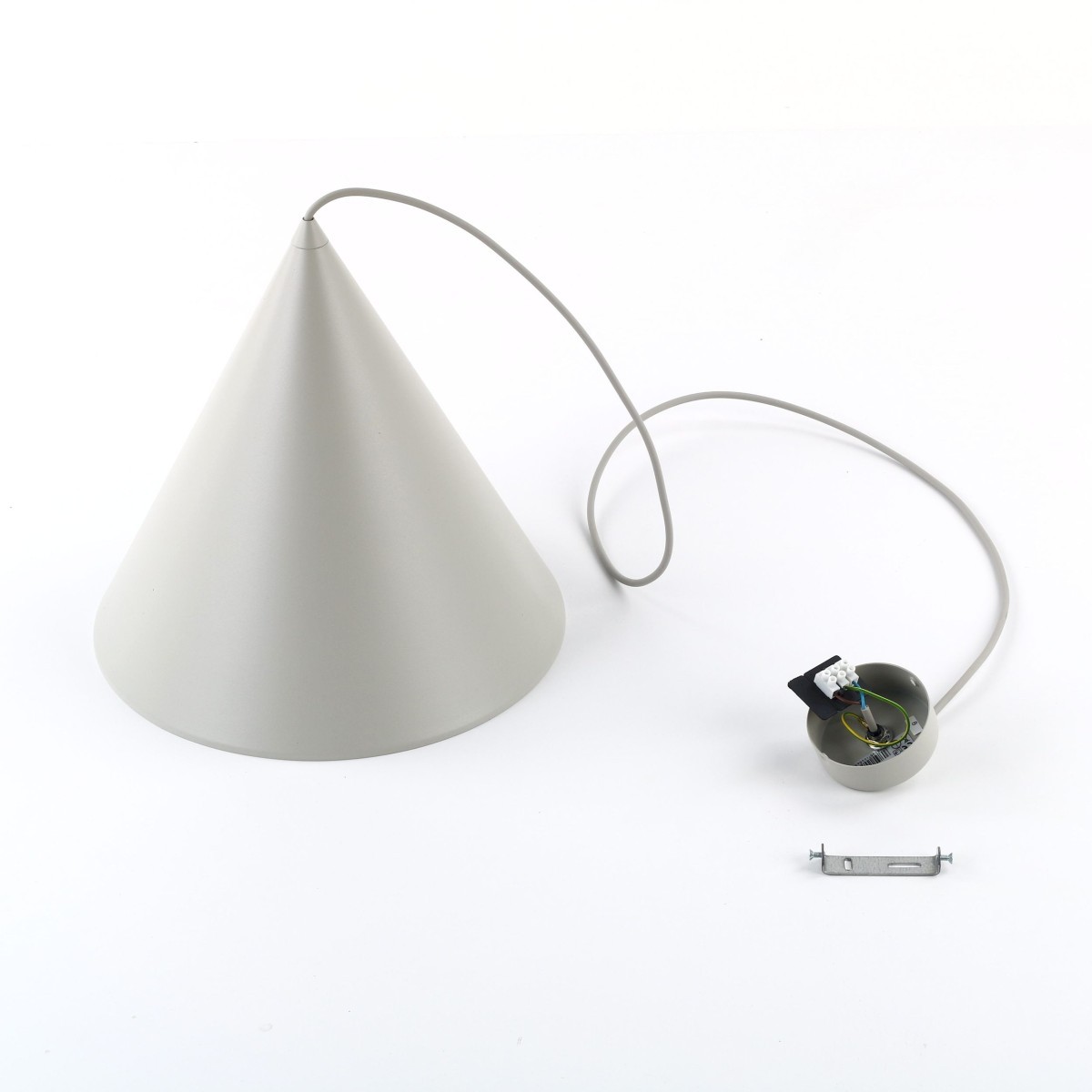 Lampa wisząca TK-Lighting CONO TKL10056  Lampa sufitowa kolor - beżowy styl Nowoczesny  Skandynawski