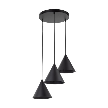 Lampa wisząca TK-Lighting CONO TKL10067  Lampa sufitowa kolor - czarny styl Nowoczesny  Loftowy