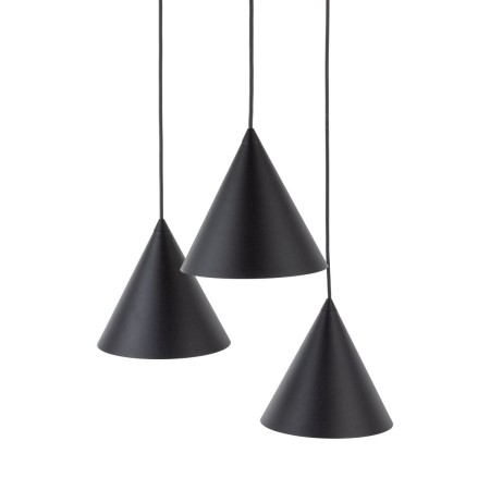 Lampa wisząca TK-Lighting CONO TKL10067  Lampa sufitowa kolor - czarny styl Nowoczesny  Loftowy