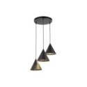 Lampa wisząca TK-Lighting CONO TKL10067  Lampa sufitowa kolor - czarny styl Nowoczesny  Loftowy