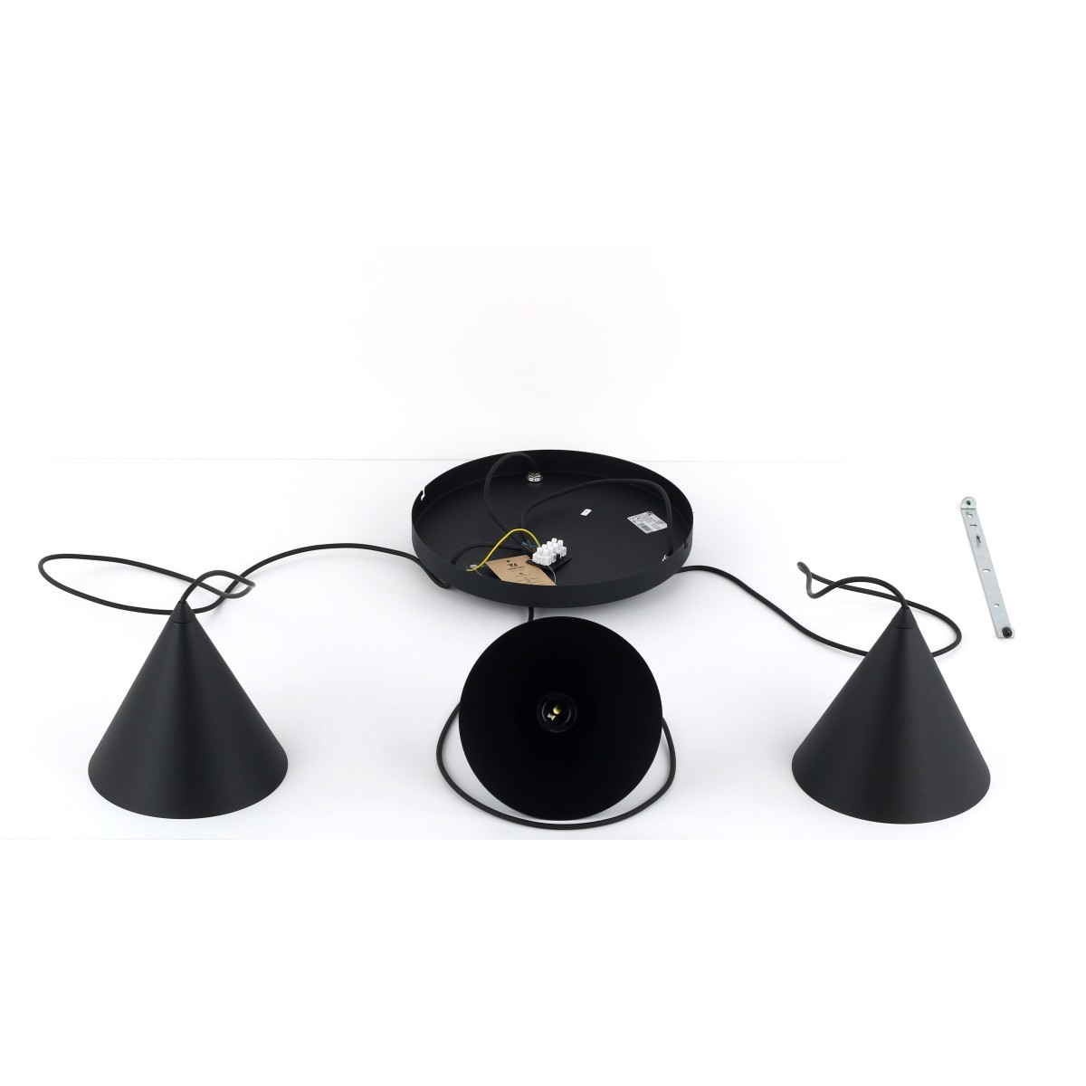 Lampa wisząca TK-Lighting CONO TKL10067  Lampa sufitowa kolor - czarny styl Nowoczesny  Loftowy