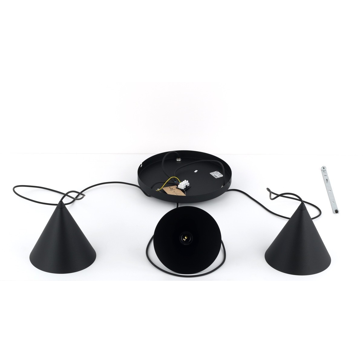 Lampa wisząca TK-Lighting CONO TKL10067  Lampa sufitowa kolor - czarny styl Nowoczesny  Loftowy