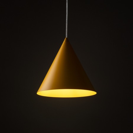 Lampa wisząca TK-Lighting CONO TKL10066  Lampa sufitowa kolor - żółty styl Nowoczesny  Boho