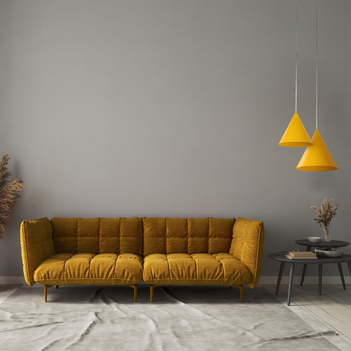 Lampa wisząca TK-Lighting CONO TKL10066  Lampa sufitowa kolor - żółty styl Nowoczesny  Boho