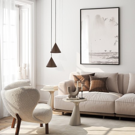 Lampa wisząca TK-Lighting CONO TKL10073  Lampa sufitowa kolor - brązowy styl Nowoczesny  Rustykalny