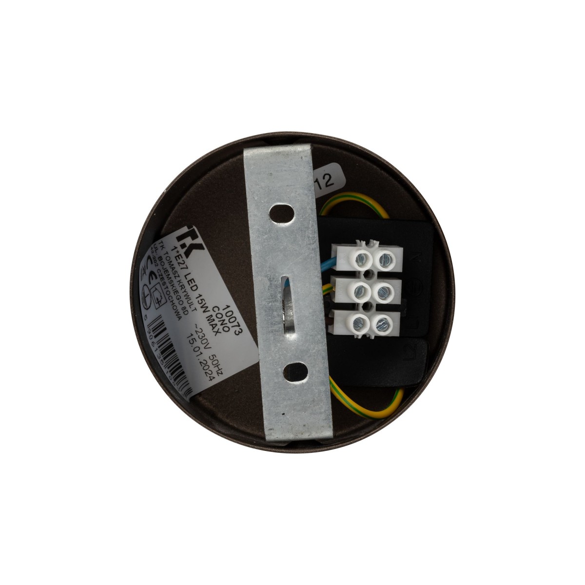 Lampa wisząca TK-Lighting CONO TKL10073  Lampa sufitowa kolor - brązowy styl Nowoczesny  Rustykalny