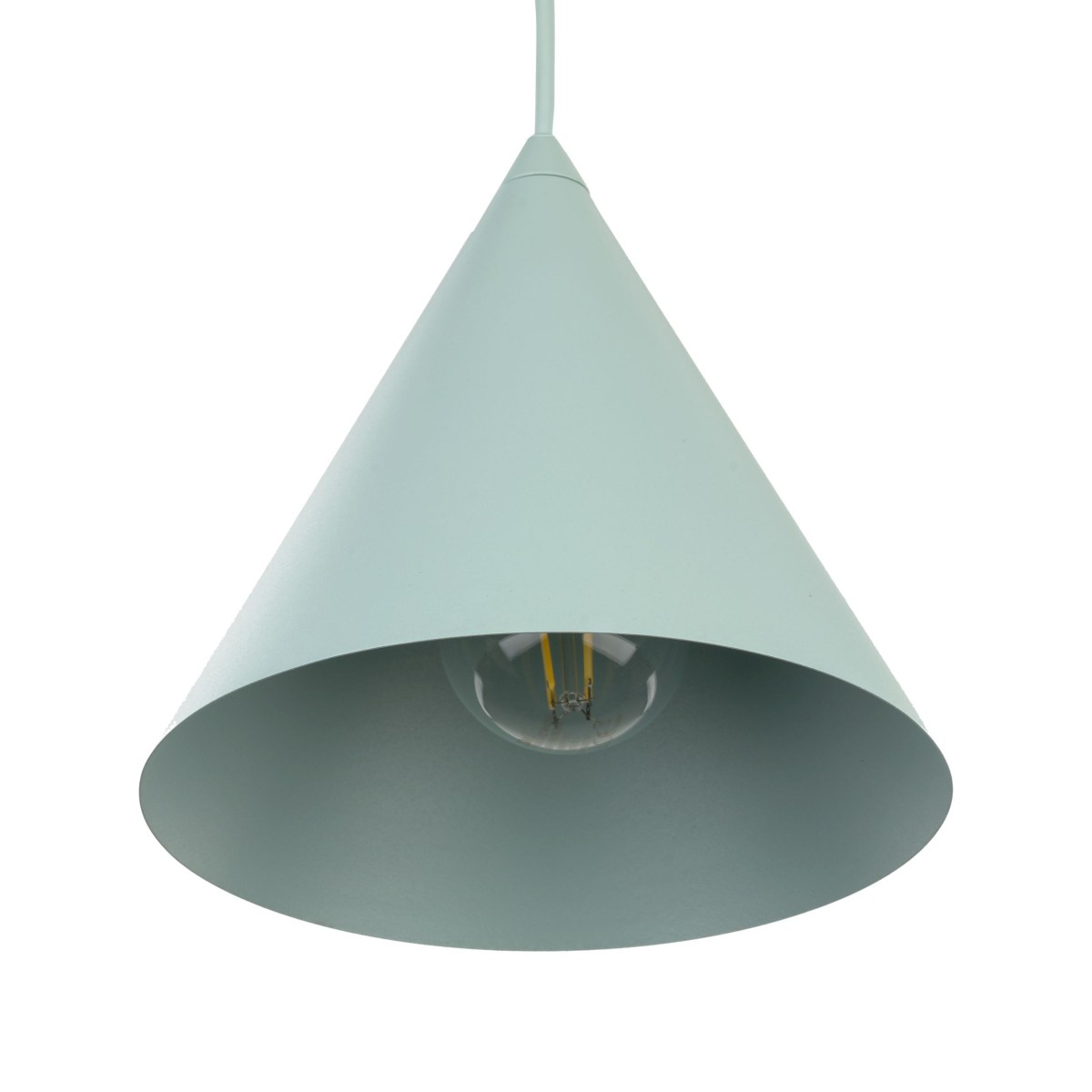 Lampa wisząca TK-Lighting CONO TKL10074  Lampa sufitowa kolor - miętowy styl Nowoczesny  Rustykalny