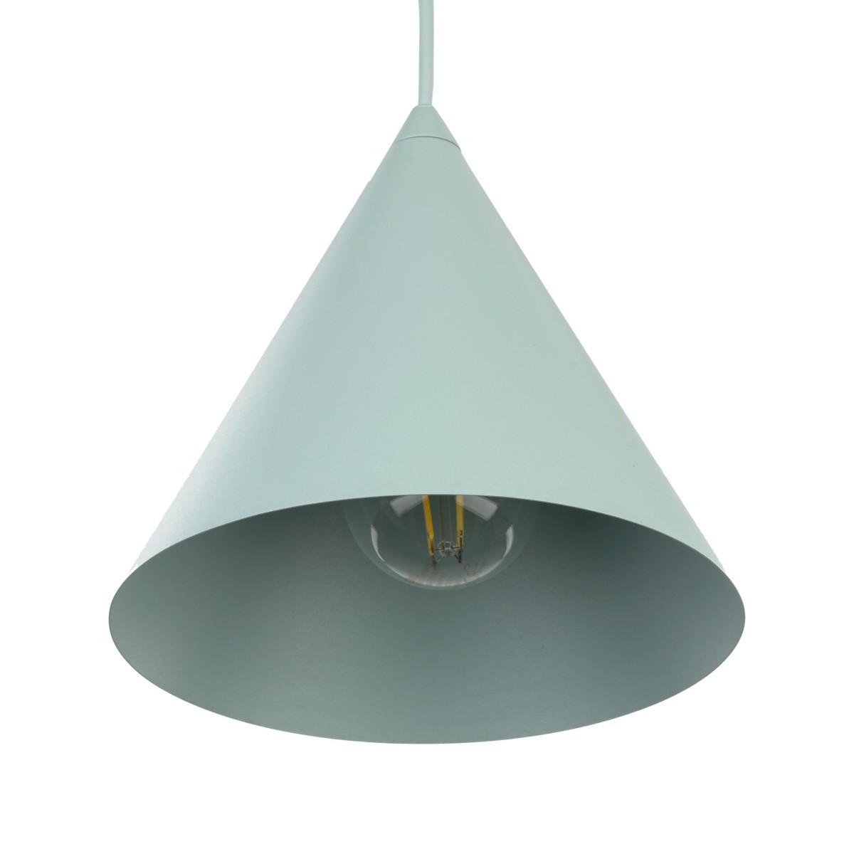 Lampa wisząca TK-Lighting CONO TKL10074  Lampa sufitowa kolor - miętowy styl Nowoczesny  Rustykalny