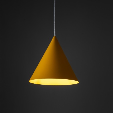 Lampa wisząca TK-Lighting CONO TKL10077  Lampa sufitowa kolor - żółty styl Nowoczesny  Boho