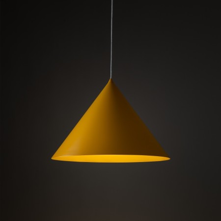 Lampa wisząca TK-Lighting CONO TKL10090  Lampa sufitowa kolor - żółty styl Nowoczesny  Boho