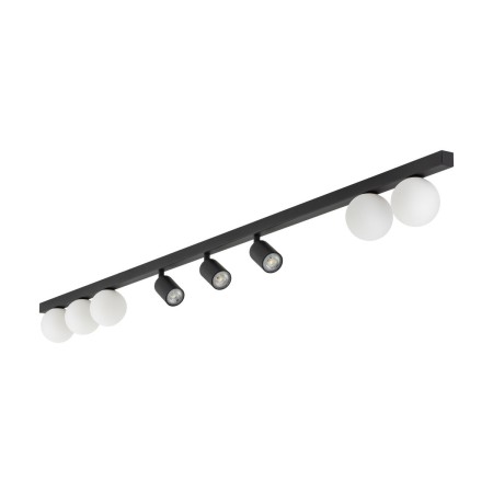 Lampa sufitowa TK-Lighting VOX TKL10004 kolor - czarny - biały styl Nowoczesny  Loftowy
