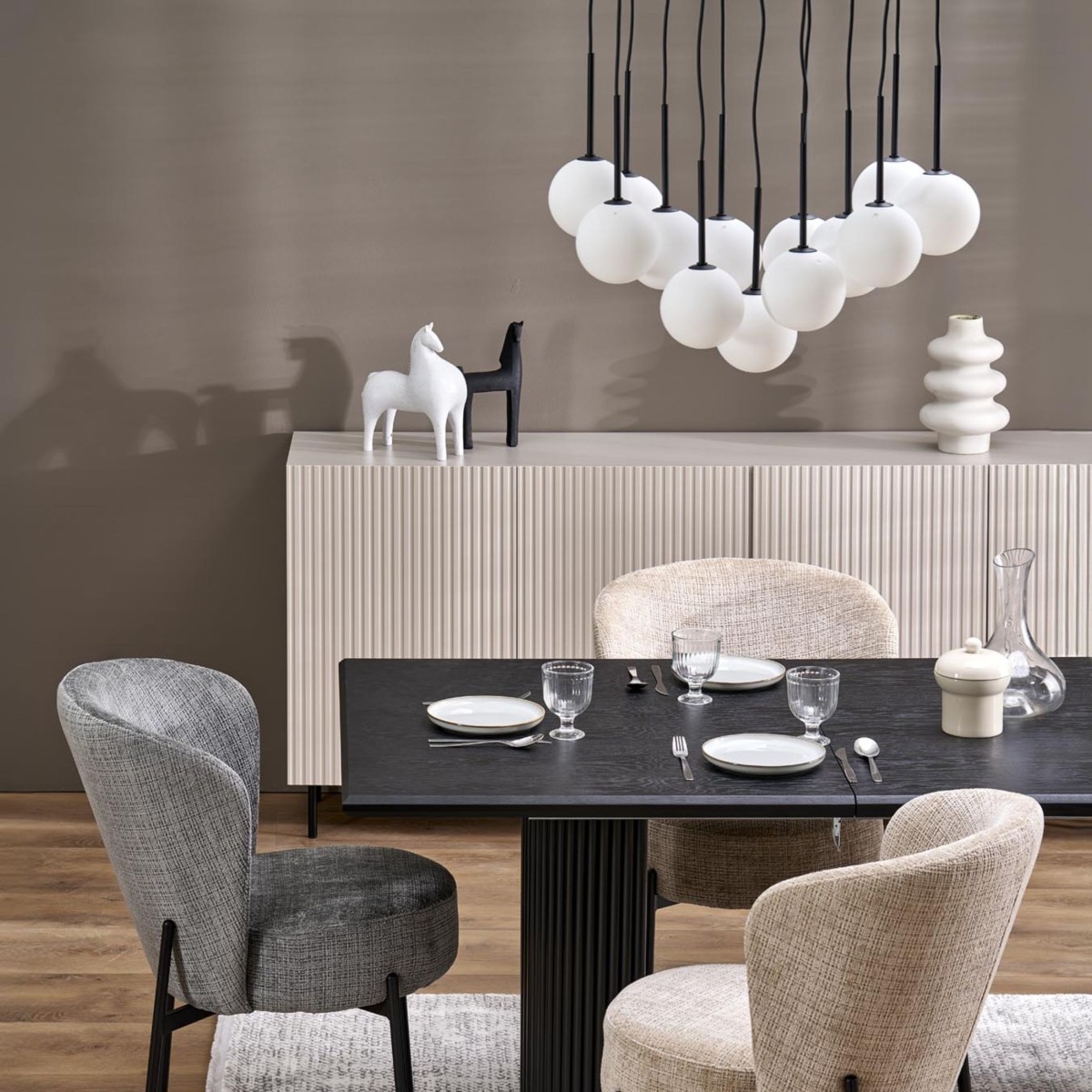 Lampa wisząca TK-Lighting MARTIN TKL10079  Lampa sufitowa kolor - czarny - biały styl Nowoczesny  Skandynawski