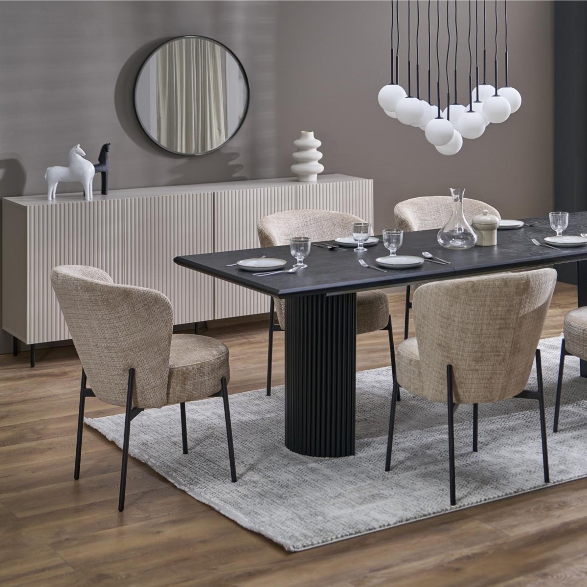 Lampa wisząca TK-Lighting MARTIN TKL10079  Lampa sufitowa kolor - czarny - biały styl Nowoczesny  Skandynawski