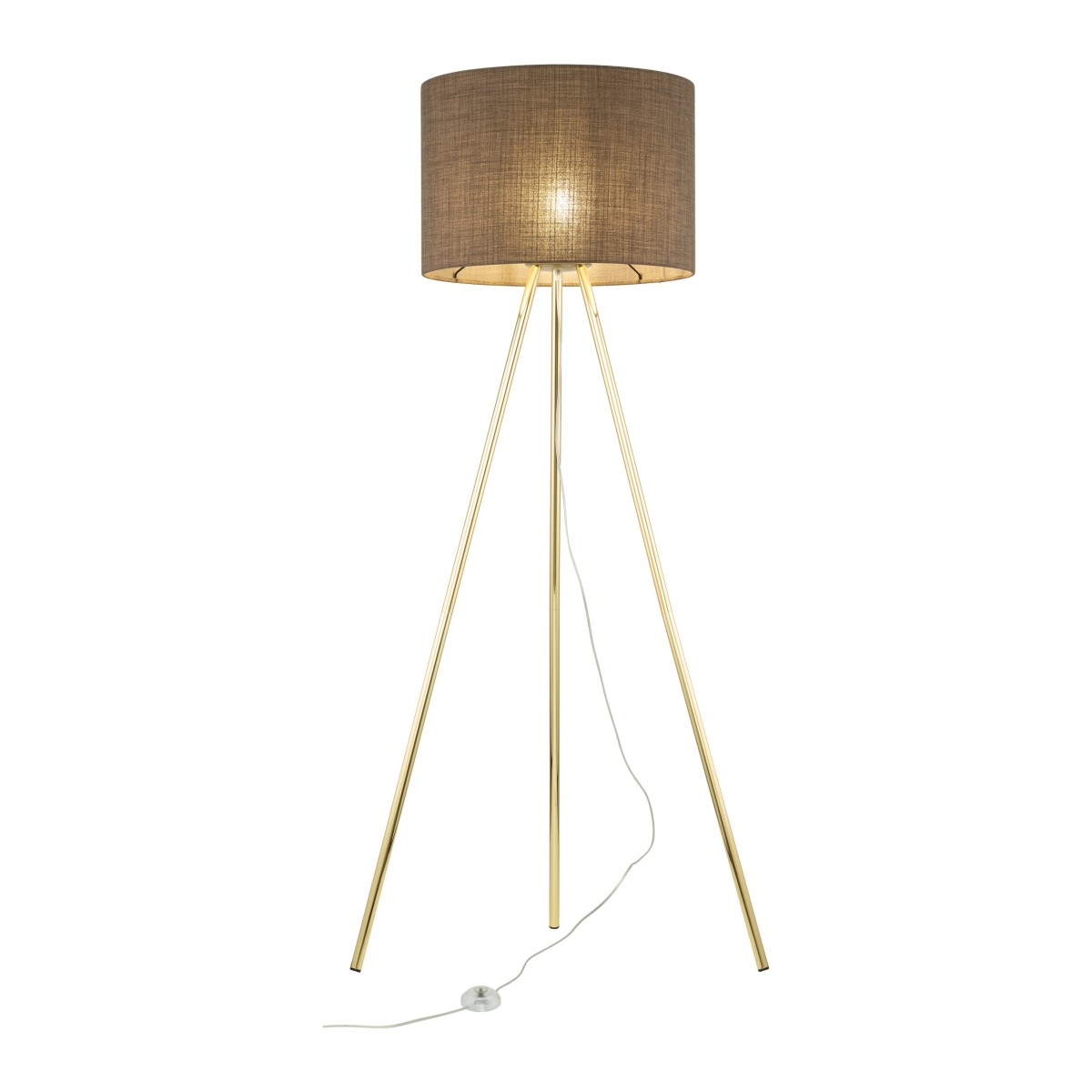 Lampa podłogowa TK-Lighting UMBERTO TKL16032 kolor - złoty - Brązowy styl Nowoczesny  Boho