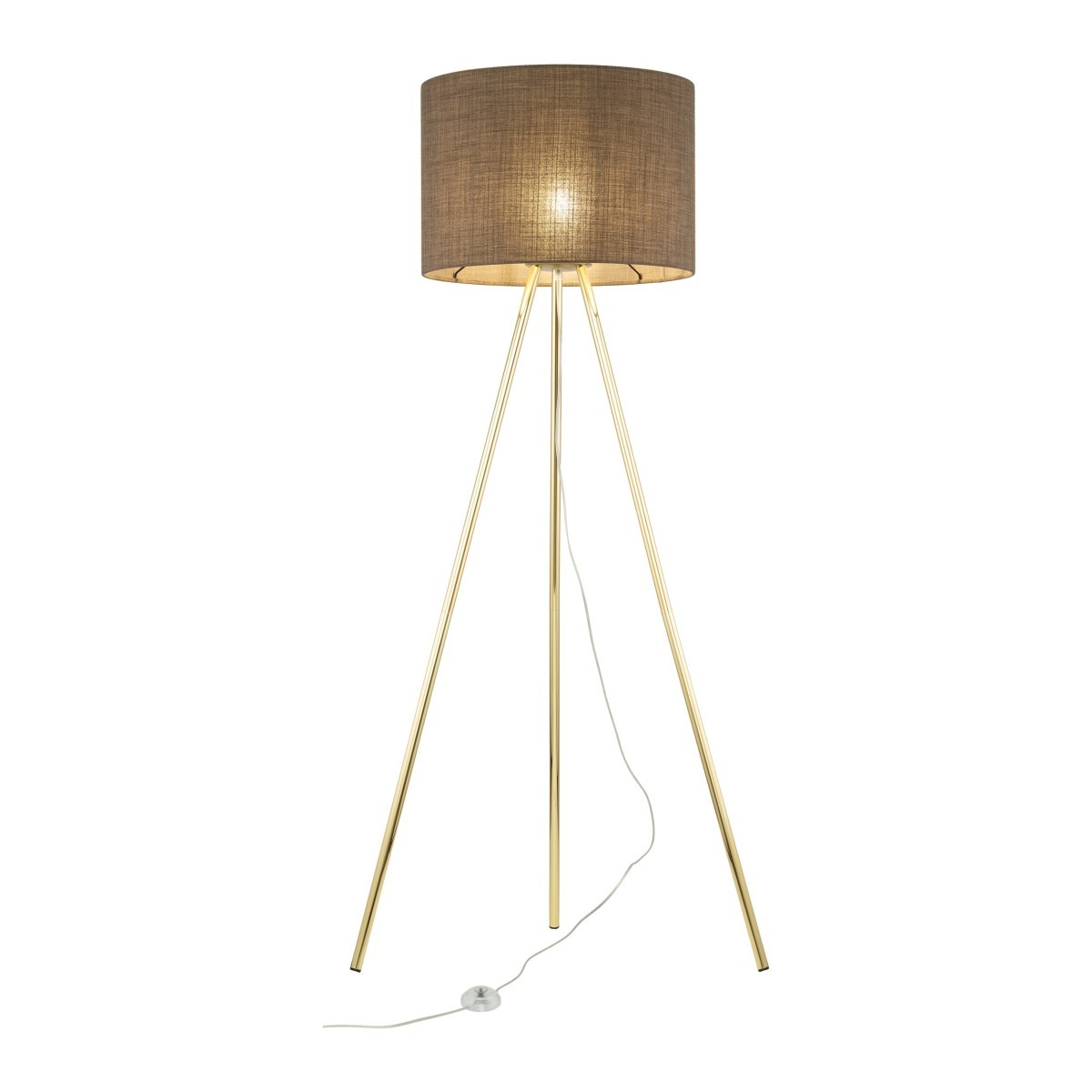 Lampa podłogowa TK-Lighting UMBERTO TKL16032 kolor - złoty - Brązowy styl Nowoczesny  Boho