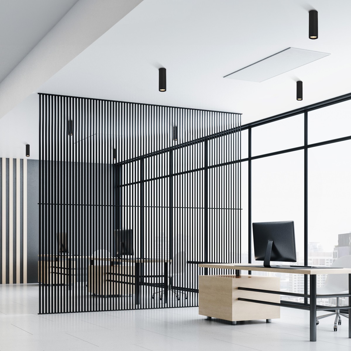 Lampa sufitowa TK-Lighting TUNE TKL10024 kolor - czarny styl Nowoczesny  Loftowy