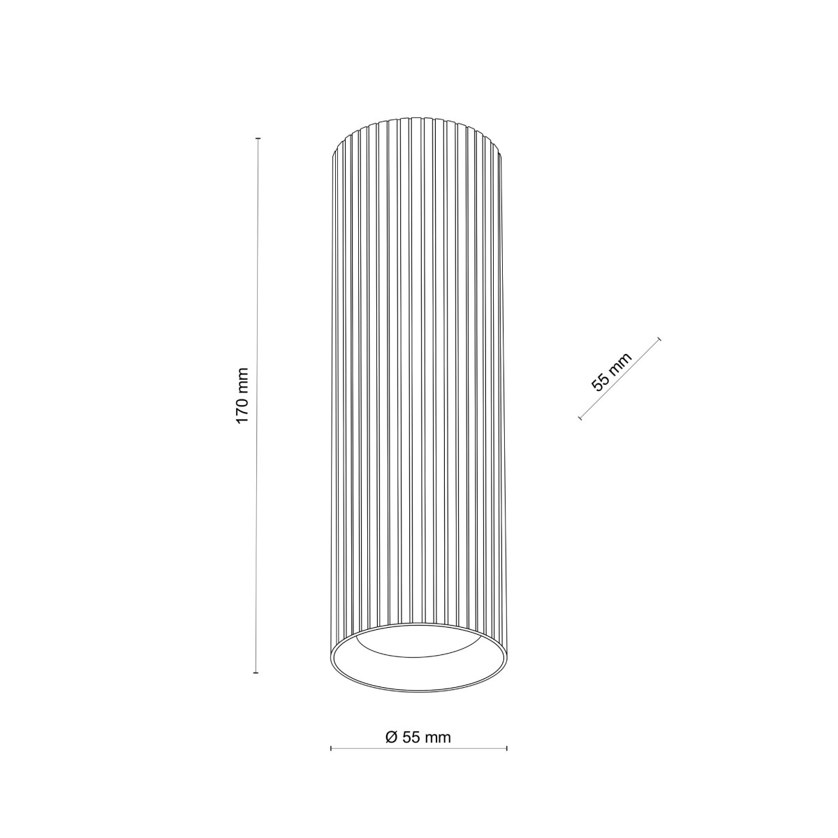 Lampa sufitowa TK-Lighting TUNE TKL10025 kolor - biały styl Nowoczesny  Loftowy