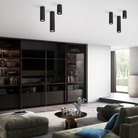 Lampa sufitowa TK-Lighting TUNE TKL10026 kolor - czarny styl Nowoczesny  Loftowy