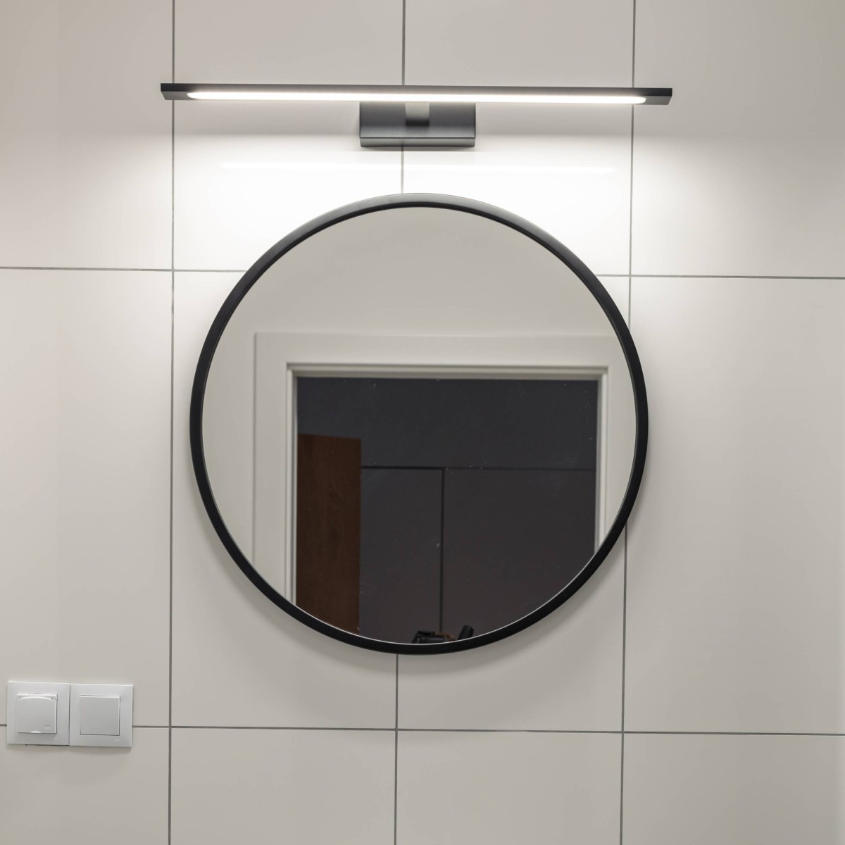 Lampa ścienna TK-Lighting GALLERY TKL18002  Kinkiet kolor - czarny - biały styl Nowoczesny  Loftowy