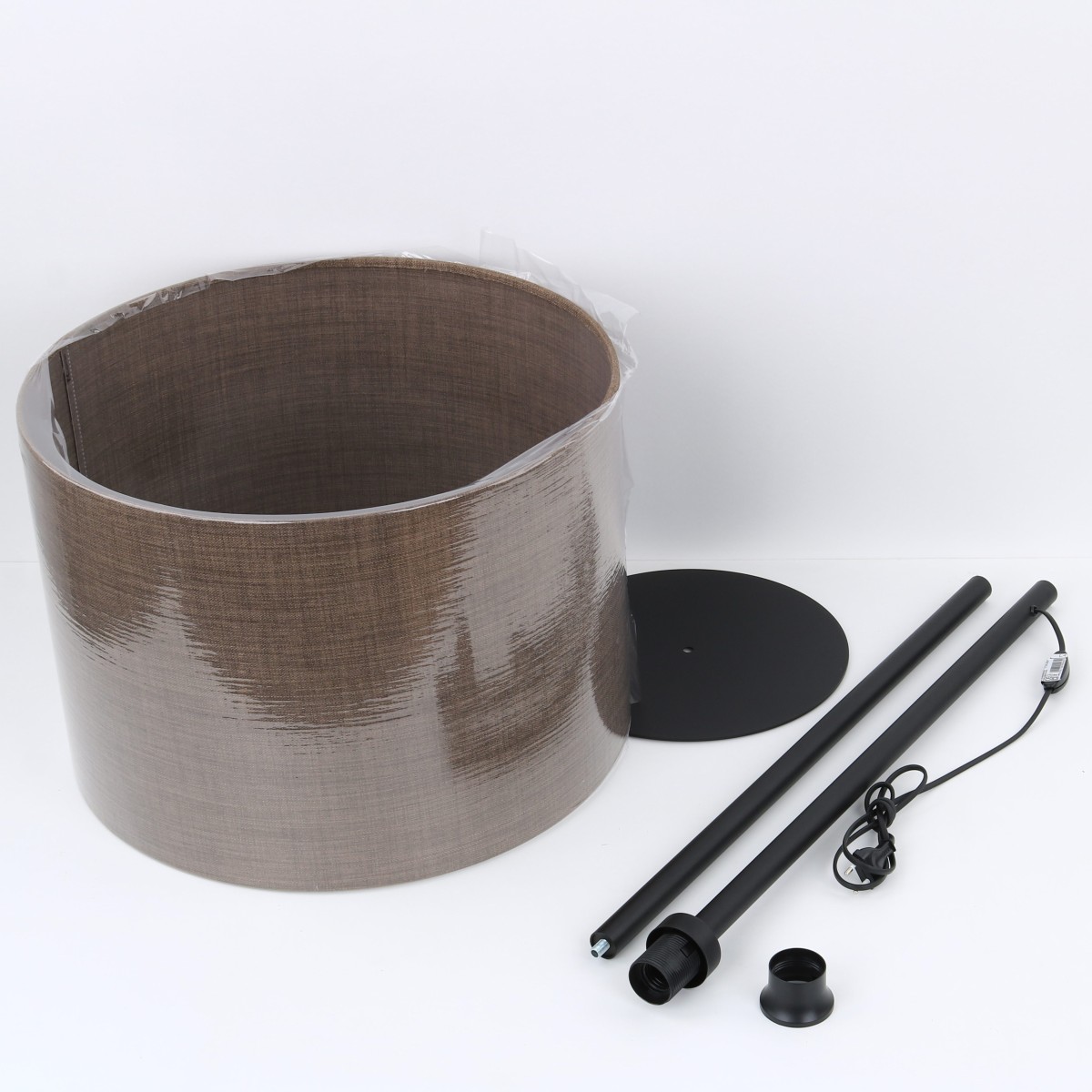 Lampa podłogowa TK-Lighting EARTH TKL16013 kolor - czarny - brązowy styl Loftowy  Klasyczny