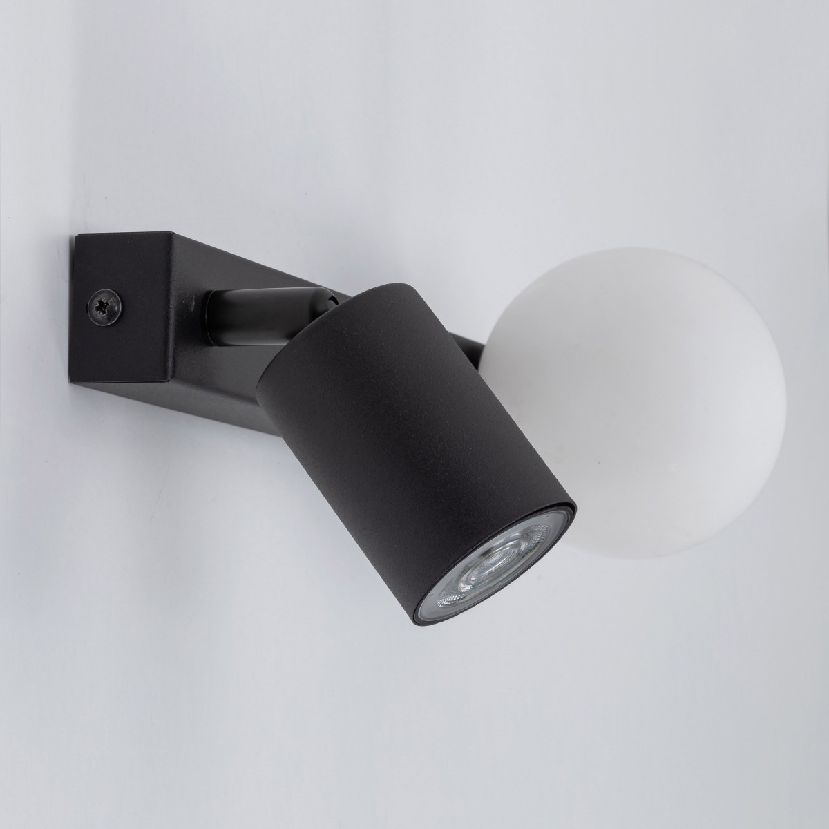 Lampa ścienna TK-Lighting VOX TKL10148  Kinkiet kolor - czarny - biały styl Nowoczesny  Loftowy