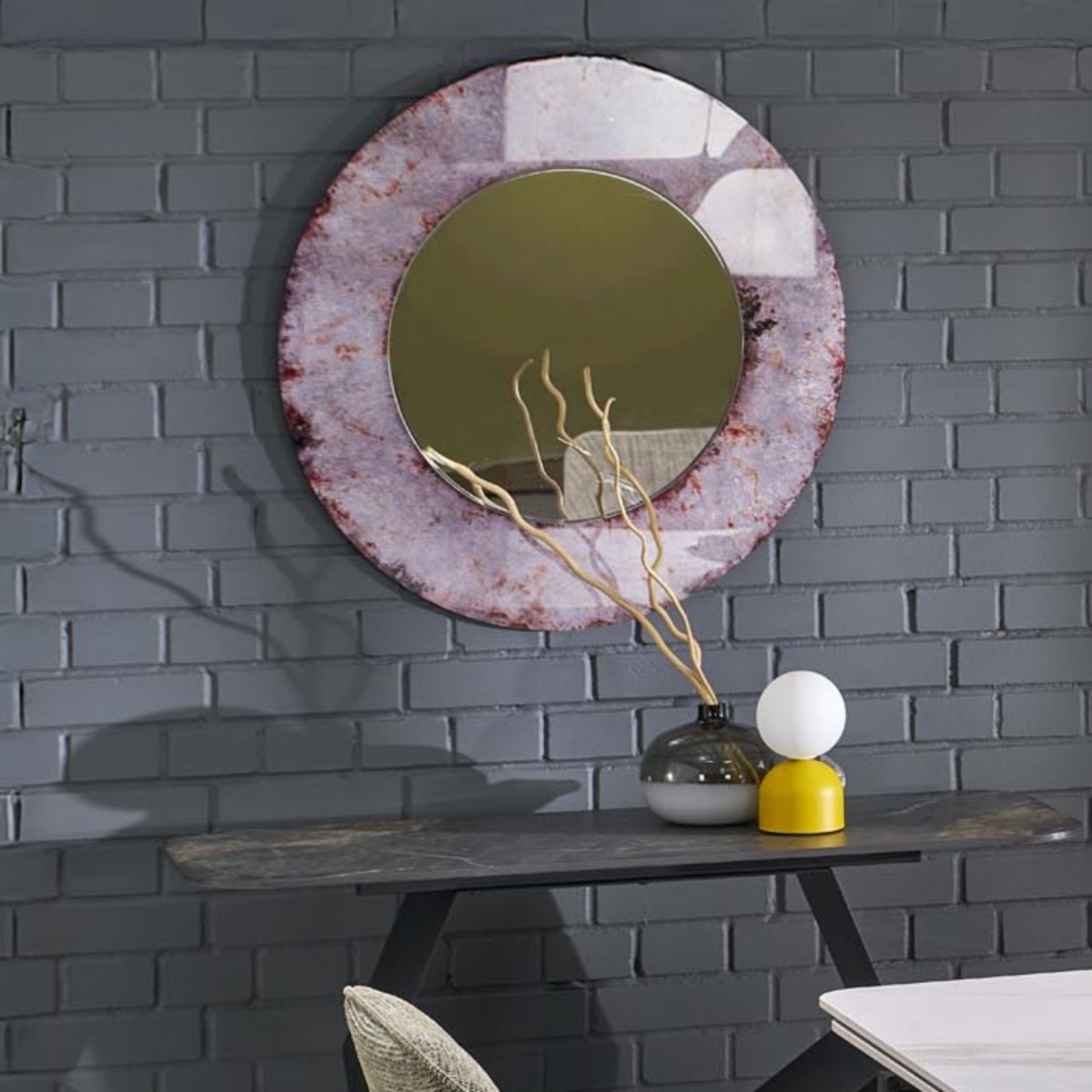 Lampka nocna TK-Lighting MIKI TKL16041 kolor - pomarańczowy - biały styl Nowoczesny  Boho