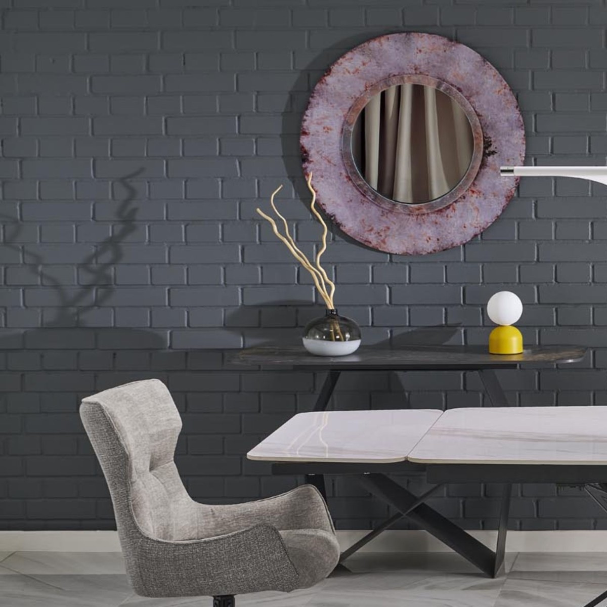 Lampka nocna TK-Lighting MIKI TKL16041 kolor - pomarańczowy - biały styl Nowoczesny  Boho