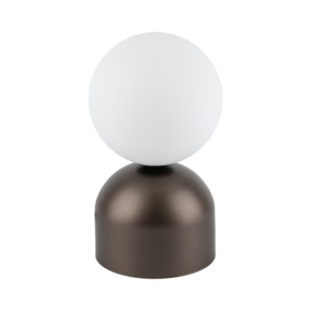 Lampka nocna TK-Lighting MIKI TKL16043 kolor - brązowy - biały styl Nowoczesny  Loftowy