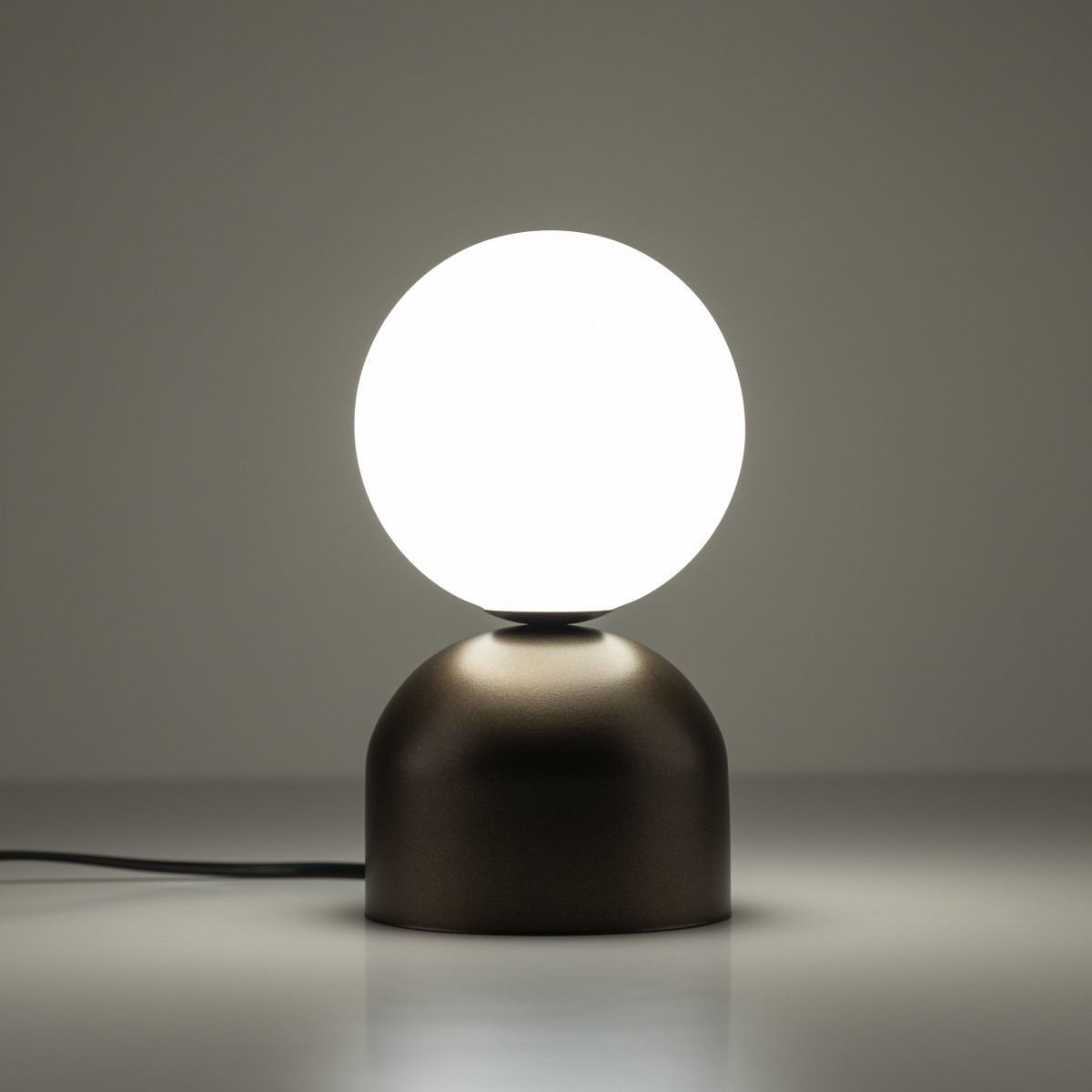 Lampka nocna TK-Lighting MIKI TKL16043 kolor - brązowy - biały styl Nowoczesny  Loftowy