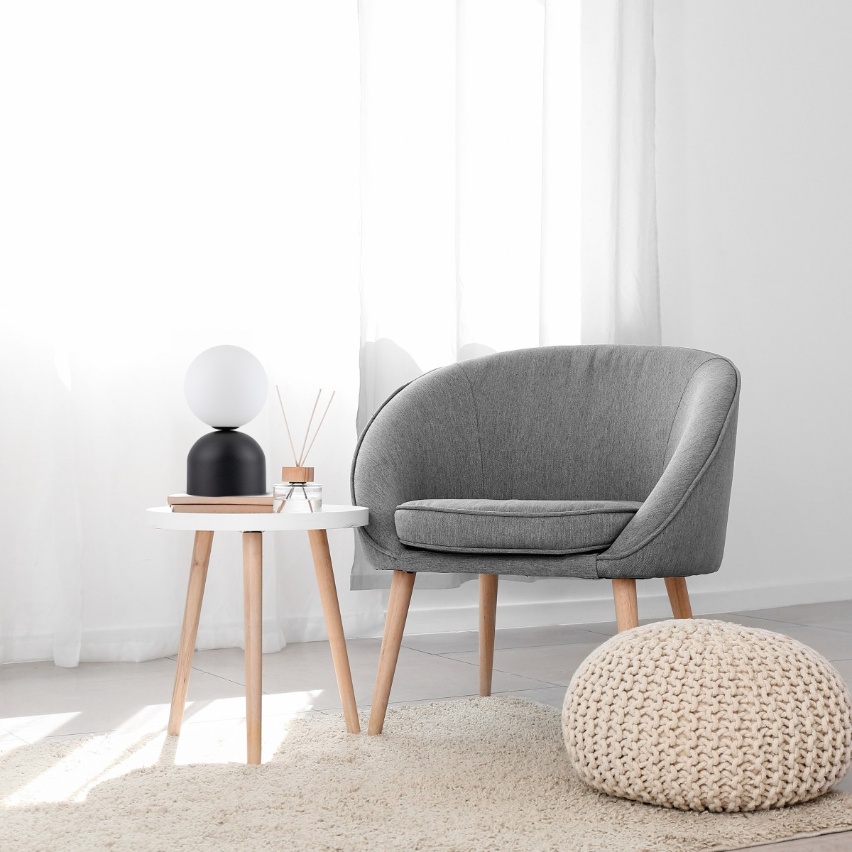 Lampka nocna TK-Lighting MIKI TKL16044 kolor - czarny - biały styl Nowoczesny  Loftowy