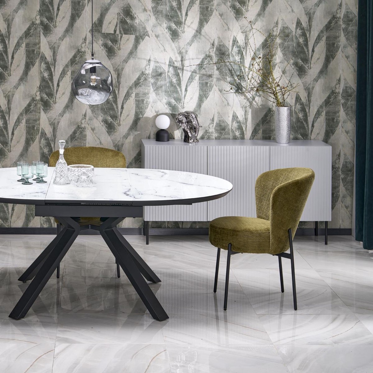 Lampka nocna TK-Lighting MIKI TKL16044 kolor - czarny - biały styl Nowoczesny  Loftowy