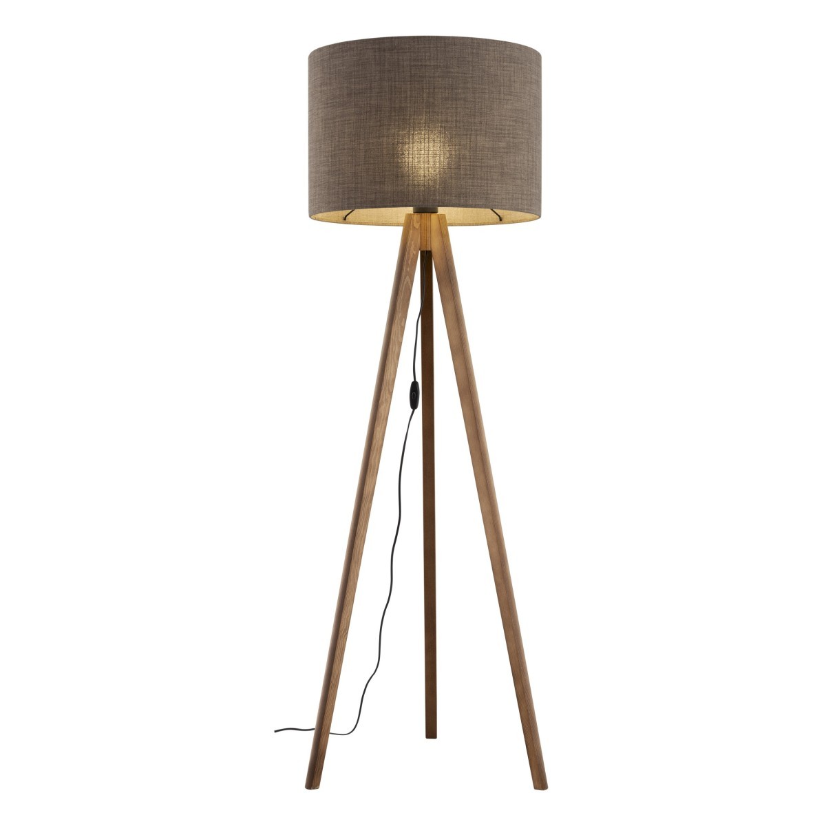 Lampa podłogowa TK-Lighting GRAND TKL16019 kolor - orzech - Brązowy styl Nowoczesny  Boho
