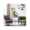 Lampa podłogowa TK-Lighting GRAND TKL16021 kolor - sosna - len styl Nowoczesny  Boho