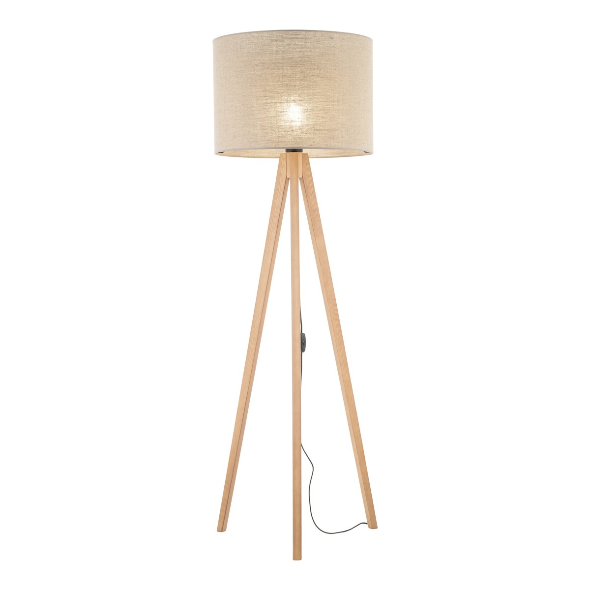 Lampa podłogowa TK-Lighting GRAND TKL16021 kolor - sosna - len styl Nowoczesny  Boho