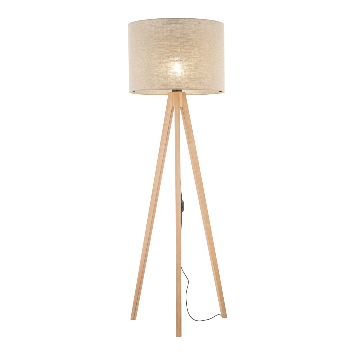 Lampa podłogowa TK-Lighting GRAND TKL16021 kolor - sosna - len styl Nowoczesny  Boho