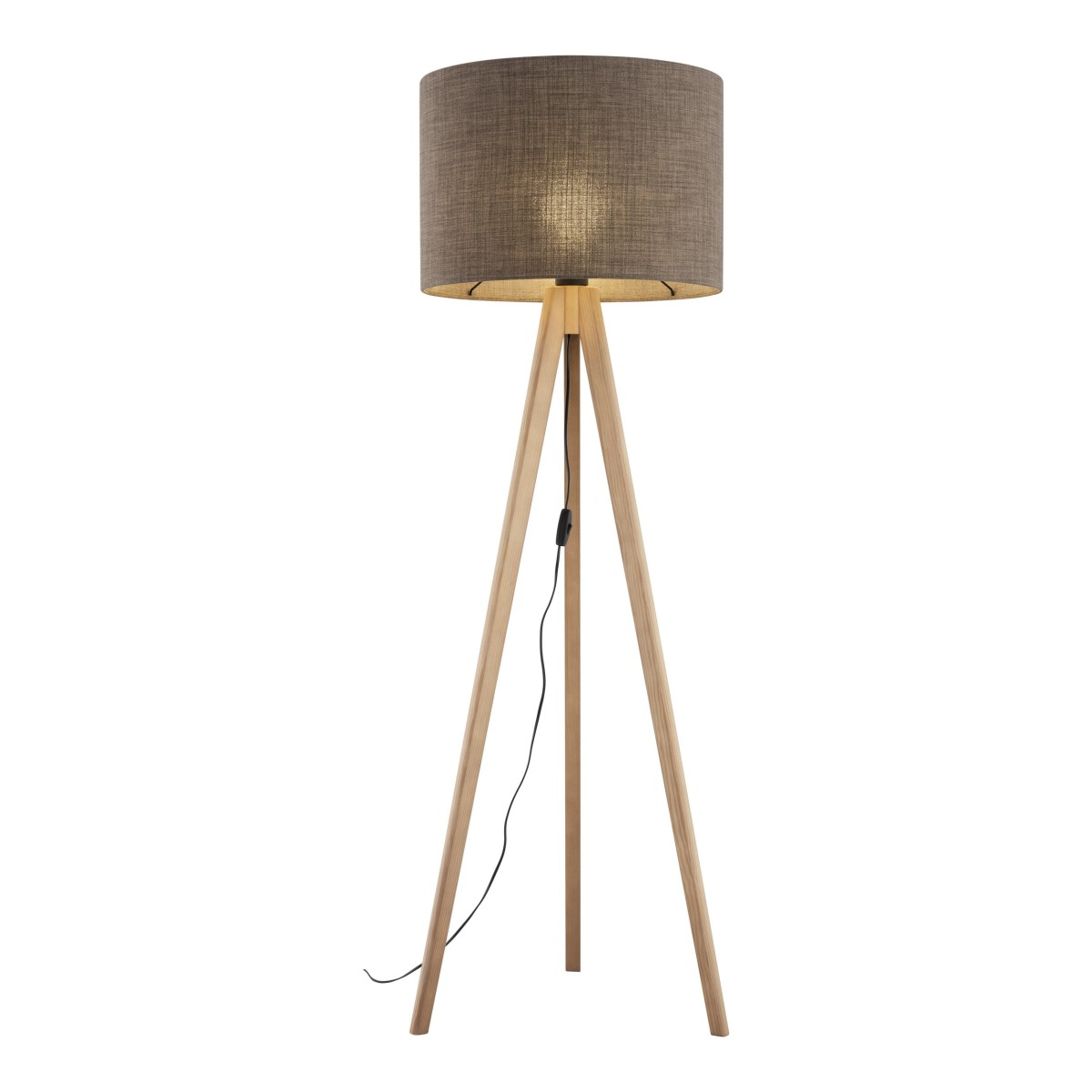 Lampa podłogowa TK-Lighting GRAND TKL16026 kolor - sosna - Brązowy styl Nowoczesny  Boho