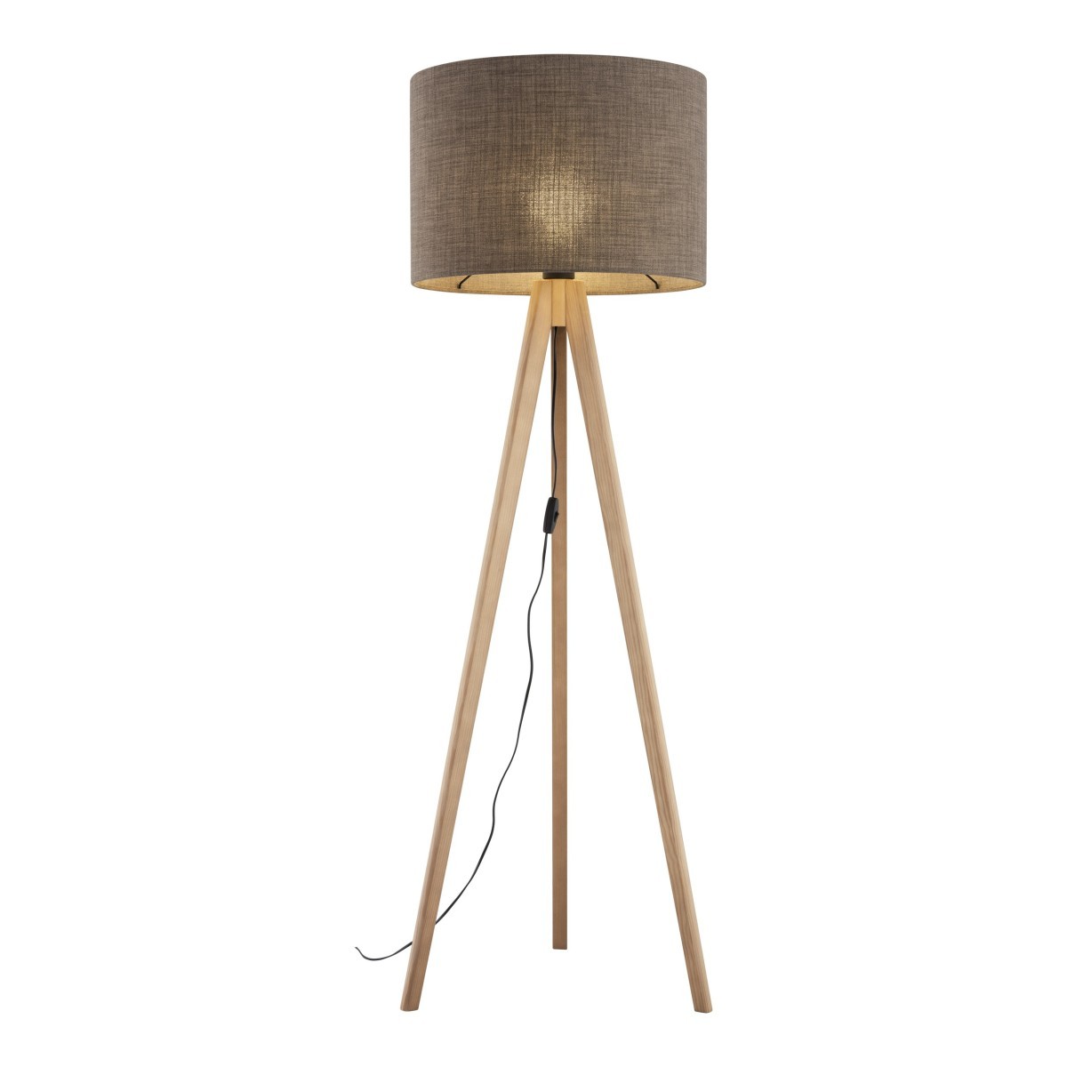 Lampa podłogowa TK-Lighting GRAND TKL16026 kolor - sosna - Brązowy styl Nowoczesny  Boho