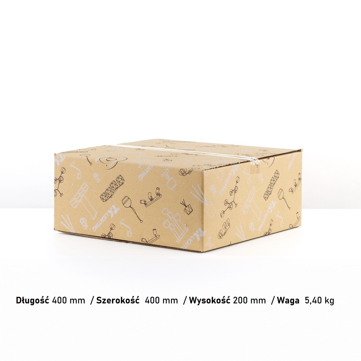 Lampa wisząca TK-Lighting PIANO TKL10110  Lampa sufitowa kolor - brązowy styl Nowoczesny  Glamour