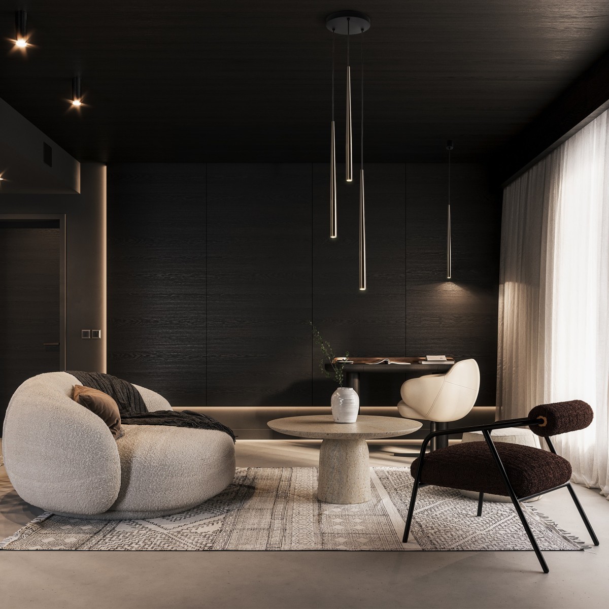 Lampa wisząca TK-Lighting PIANO TKL10116  Lampa sufitowa kolor - złoty - czarny styl Nowoczesny  Loftowy