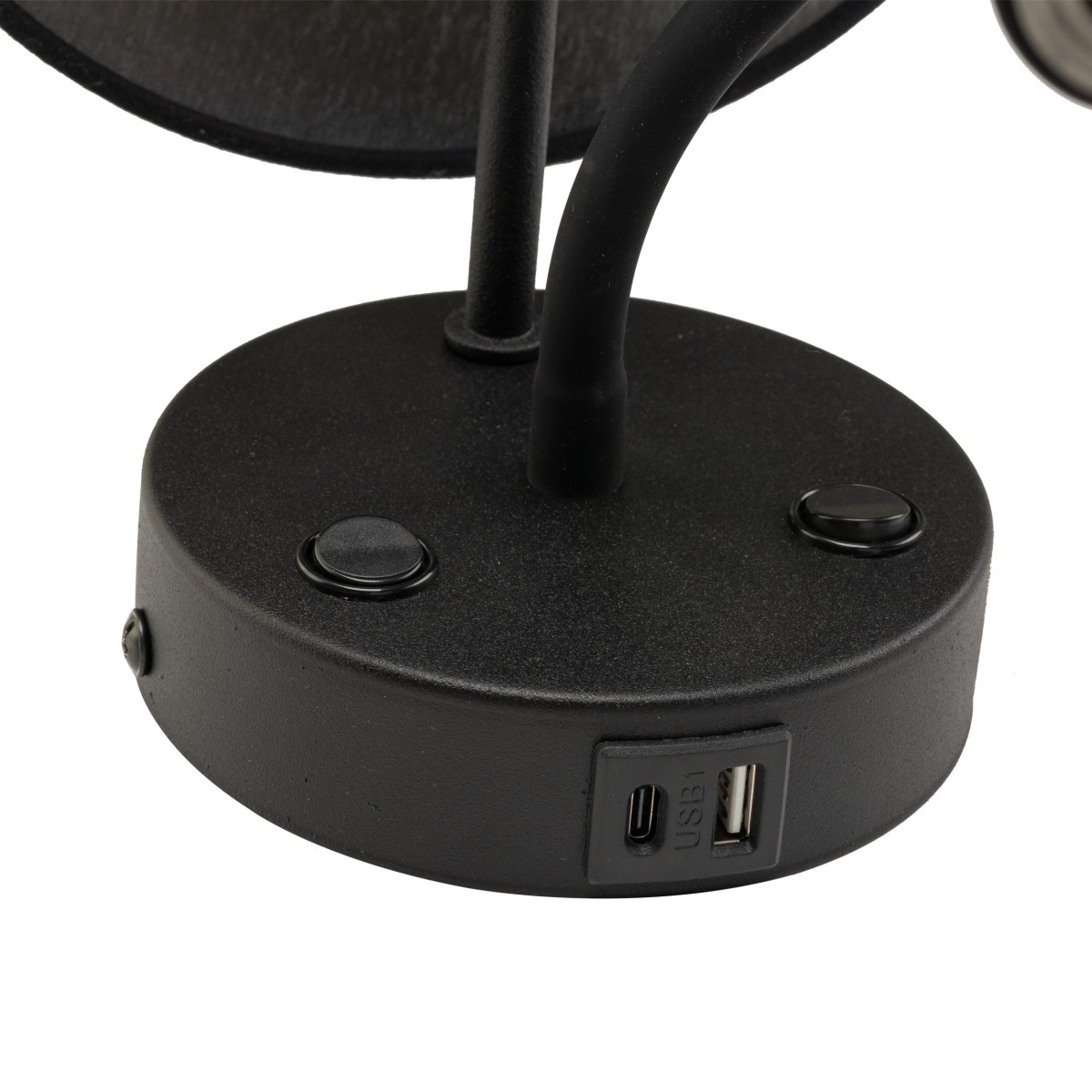 Lampa ścienna TK-Lighting MAJA TKL10203  Kinkiet kolor - czarny styl Nowoczesny  Loftowy