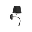Lampa ścienna TK-Lighting MAJA TKL10203  Kinkiet kolor - czarny styl Nowoczesny  Loftowy